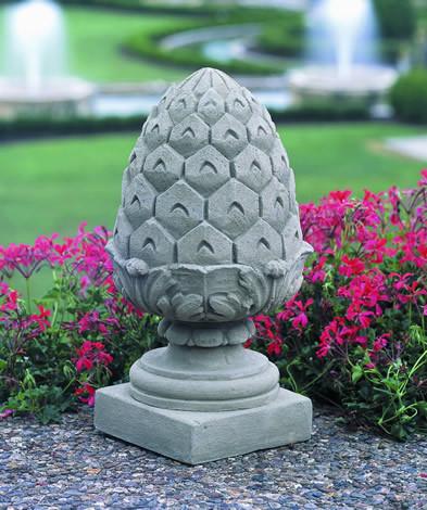 Longwood Pineapple Finial Statuary Statuary Campania International 