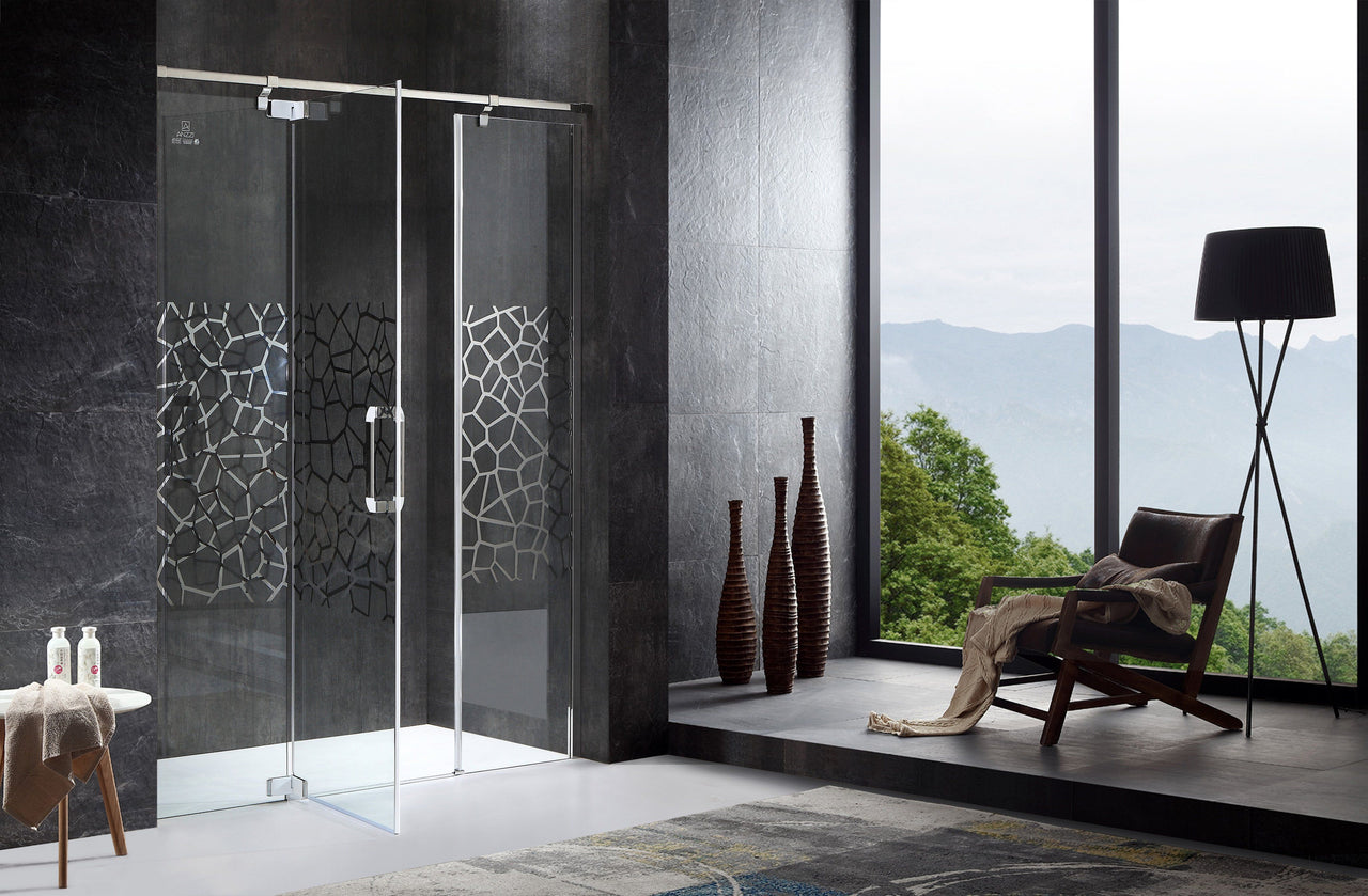 ANZZI Grove Series SD-AZ30CH-L Shower Doors Shower Doors ANZZI 