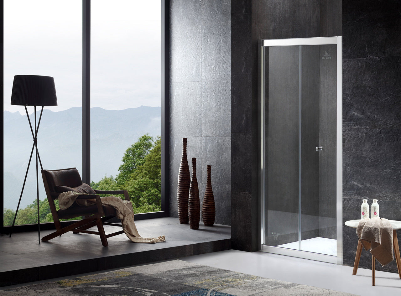 ANZZI Rampart Series SD-AZ40CH Shower Doors Shower Doors ANZZI 