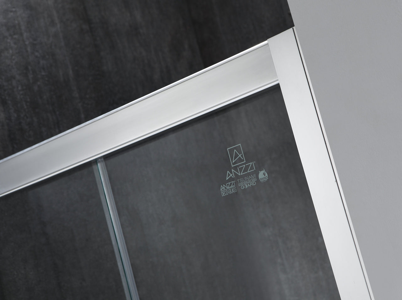 ANZZI Rampart Series SD-AZ40CH Shower Doors Shower Doors ANZZI 