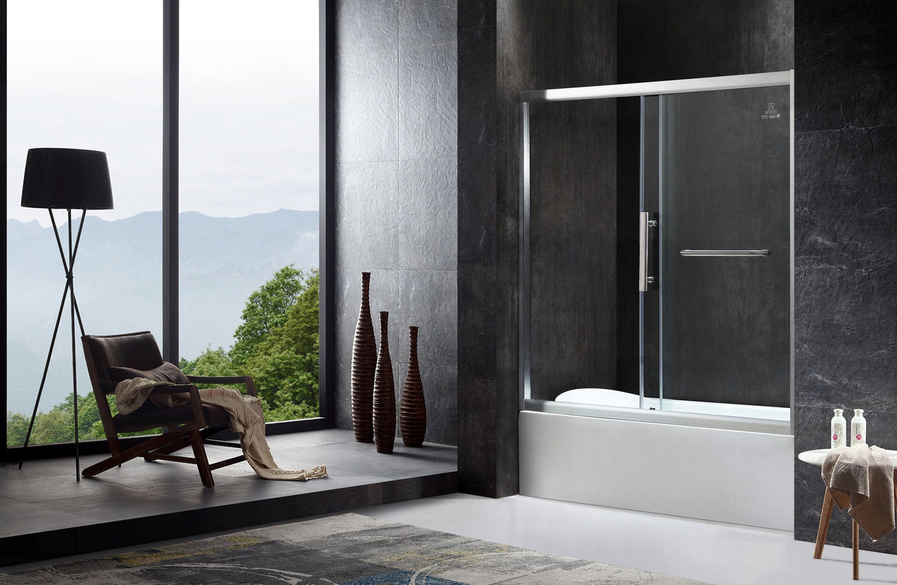 ANZZI Keep Series SD-AZ45BN-L Shower Doors Shower Doors ANZZI 