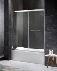 Thumbnail for ANZZI Keep Series SD-AZ45CH-L Shower Doors Shower Doors ANZZI 
