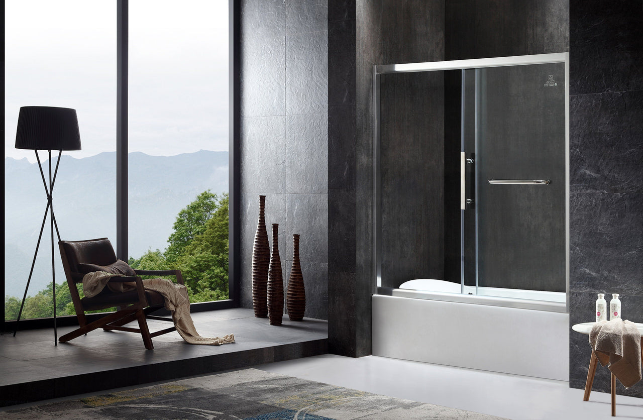 ANZZI Keep Series SD-AZ45CH-L Shower Doors Shower Doors ANZZI 