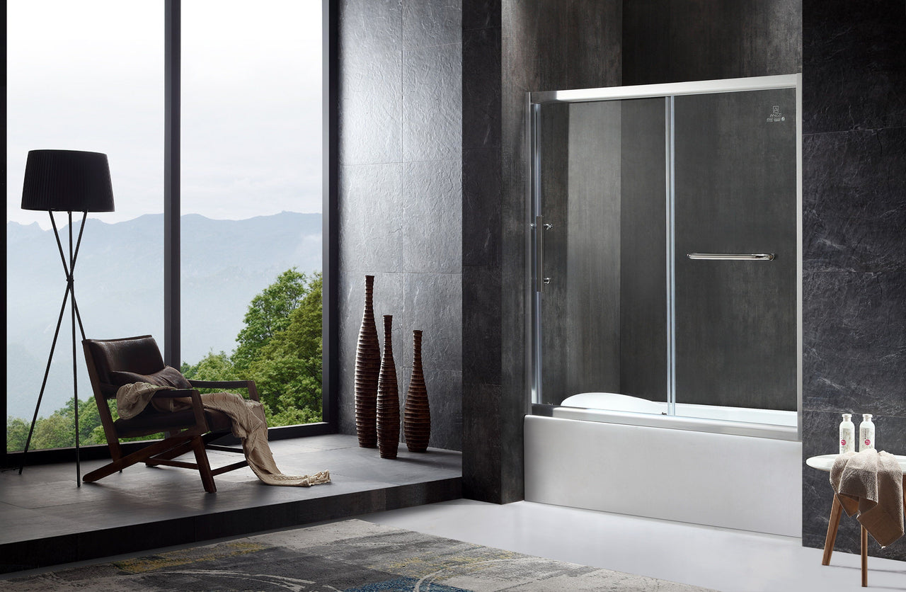 ANZZI Keep Series SD-AZ45CH-L Shower Doors Shower Doors ANZZI 