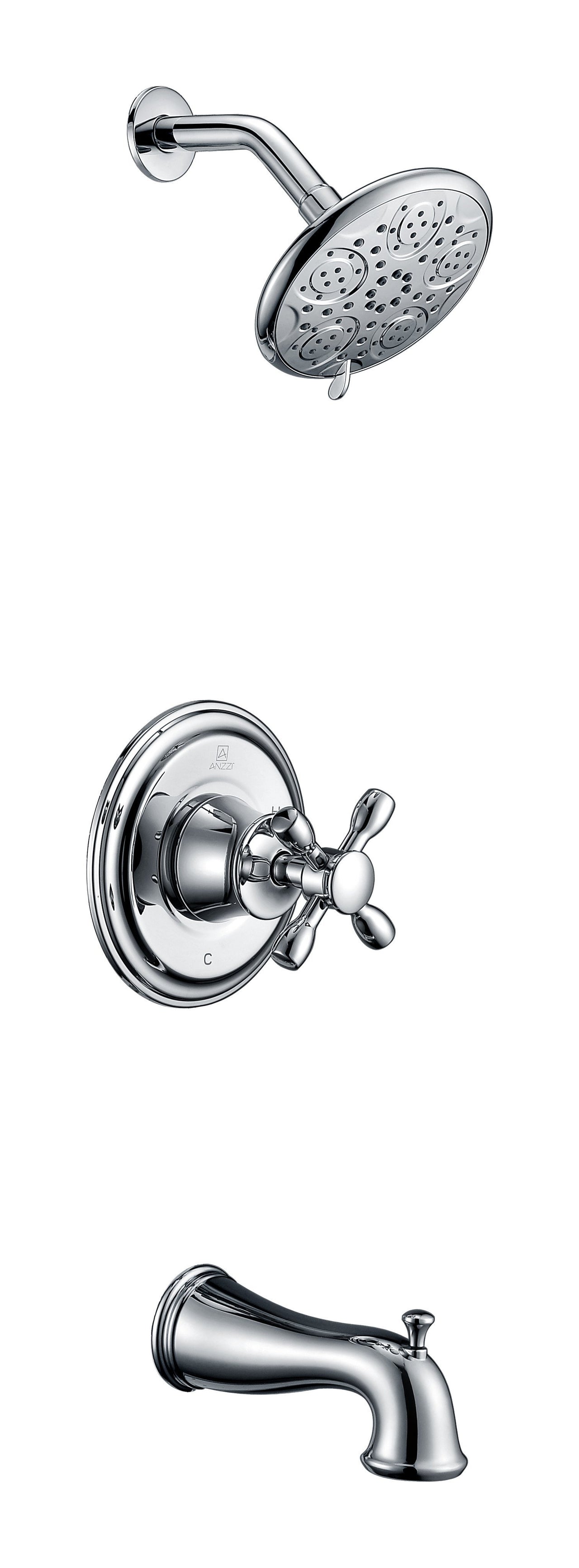 ANZZI Mesto Series SH-AZ033 Tub Shower Sets Tub Shower Sets ANZZI 