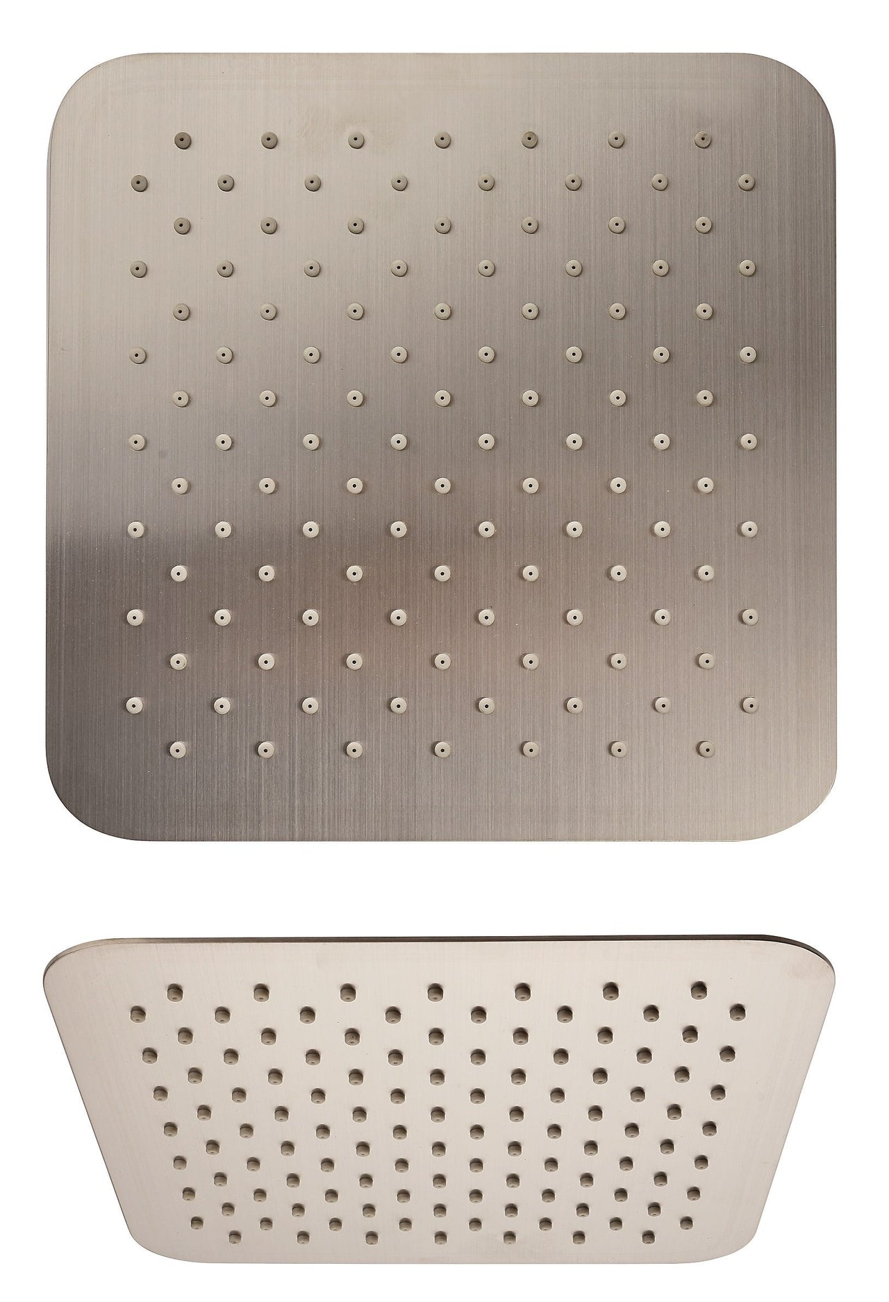Latoscana SQPW75910 Anti-Limestone Ultra-Thin Shower Head In Stainless Steel Brushed Nickel Shower Head Latoscana 