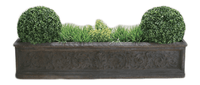 Thumbnail for Santa Inez Planter Box Cast Stone Outdoor Garden Planter Planter Tuscan 