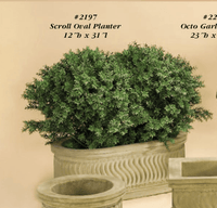 Thumbnail for Scroll Planter Cast Stone Outdoor Garden Planter Planter Tuscan 
