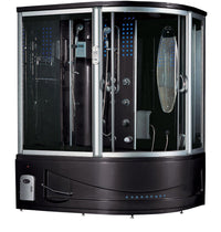 Thumbnail for Maya Bath Siena-Black-Left Steam Shower Steam Shower Maya Bath 
