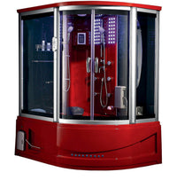 Thumbnail for Maya Bath Siena-Red-Left Steam Shower Steam Shower Maya Bath 