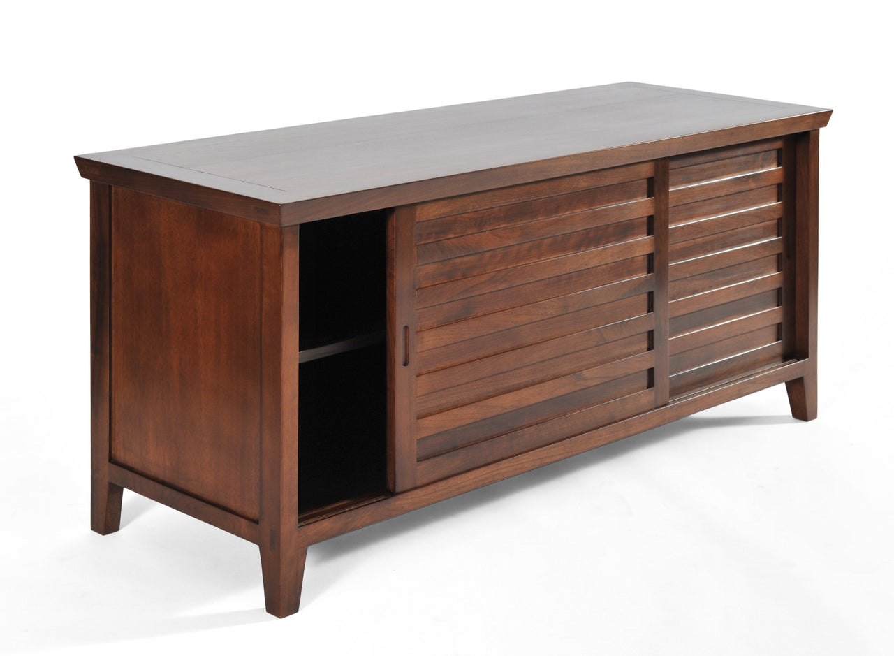 Sonoma Media Cabinet, Classic Walnut Cabinet Gingko 