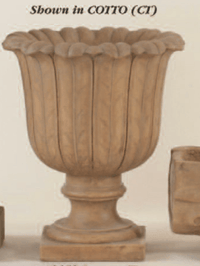 Thumbnail for Sovana Urn Cast Stone Outdoor Garden Planter Planter Tuscanbasinss 
