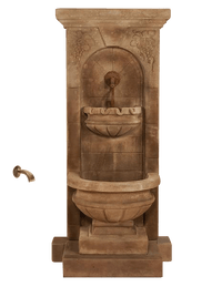 Thumbnail for St. Helena Outdoor Cast Stone Garden Fountain W/ Step & For Spout Fountain Tuscan 