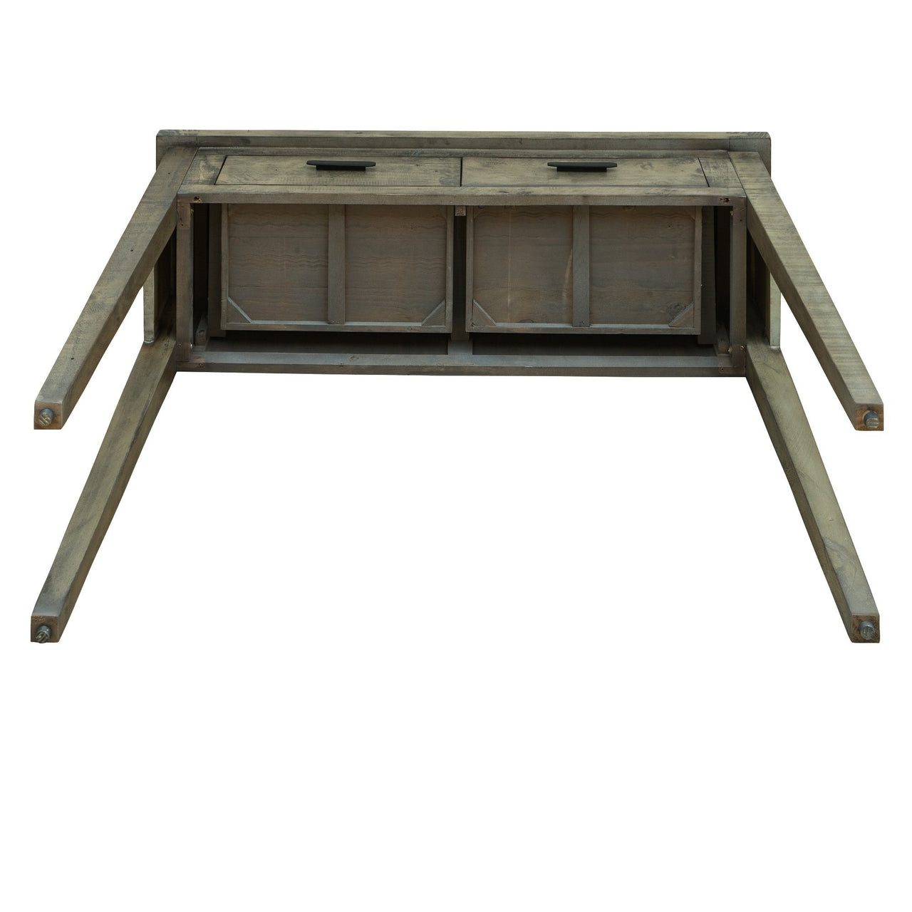 Ashford 47" Reclaimed Wood Console Table with Two Drawers Console Table AndMakers 