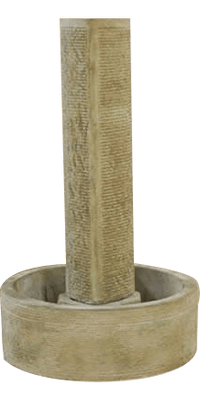 Thumbnail for Tempo Outdoor Cast Stone Garden Fountain No Ball Fountain Tuscan 