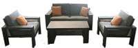 Thumbnail for Titan Outdoor Deep Seating Set Of 4 Outdoor Furniture Tuscan 