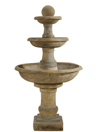 Thumbnail for Tosca Three Tier Outdoor Cast Stone Garden Fountain Fountain Tuscan 