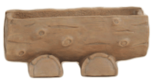 Tree Trunk Planter Cast Stone Outdoor Garden Planter Planter Tuscan 