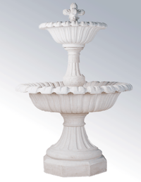 Thumbnail for Tuscania Cast Stone Outdoor Garden Fountain Fountain Tuscan 