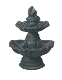 Thumbnail for Two Tier With Pitcher Cast Stone Outdoor Garden Fountain Fountain Tuscan 