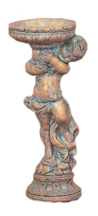 Thumbnail for Umbrian Girl and Boy Cast Stone Outdoor Asian Collection Statues Tuscan 