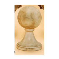 Thumbnail for Elegant Post Ball Cast Stone Outdoor Garden Planter Planter Tuscan 