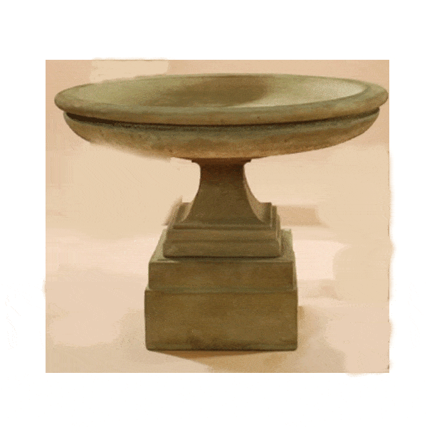 Hampton Planter Short Cast Stone Outdoor Garden Planter Tuscanbasinss 