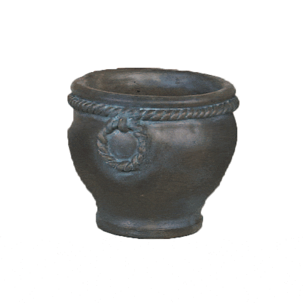 Tuscany Pot Cast Stone Outdoor Garden Planter Planter Tuscan Natural (N) Medium 