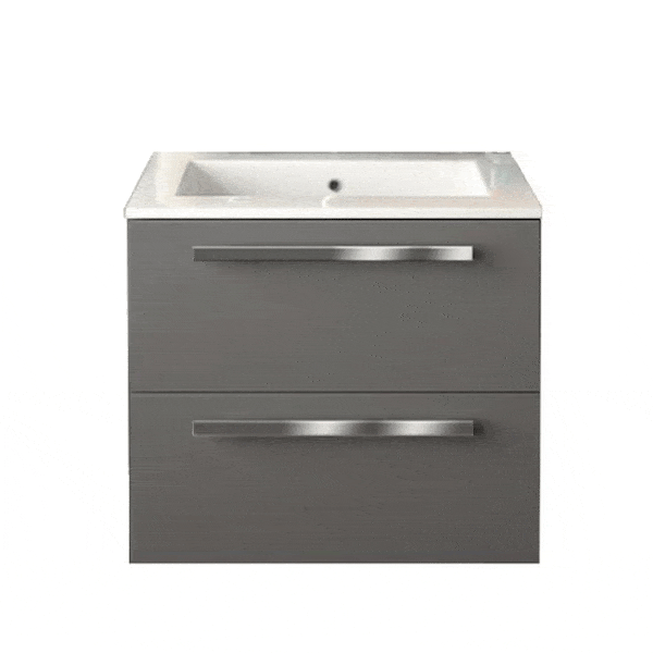 Latoscana Ambra 24" Slate Glossy Bathroom Vanity Vanity Latoscana 