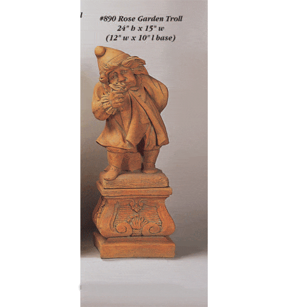 Rose Garden Troll Asian Collection Statues Tuscan 