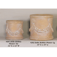Thumbnail for Della Robbia Cast Stone Outdoor Garden Planter Planter Tuscan 