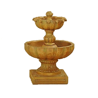 Thumbnail for Urbino Two Tier Cast Stone Outdoor Garden Fountain Fountain Tuscan 
