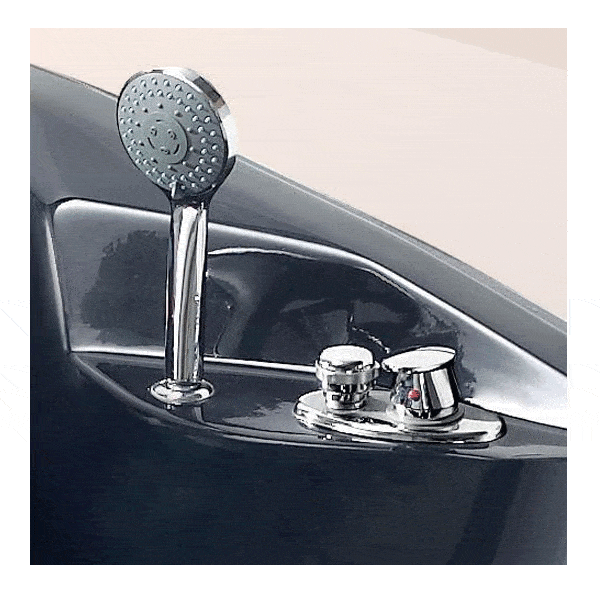 Maya Bath Venezia-Black Whirlpool Bath Tub Whirlpool Bathtub Maya Bath 