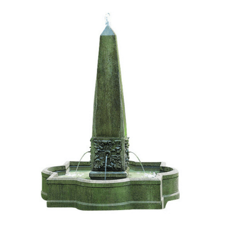 Palazzo Obelisk Outdoor Garden Fountains Fountain Campania International 