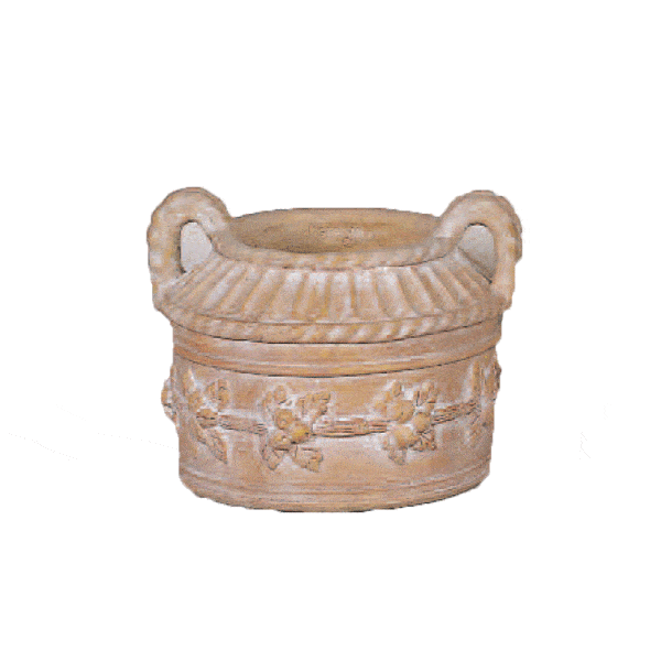 Frutta Basket Cast Stone Outedoor Garden Planter Tuscanbasinss 