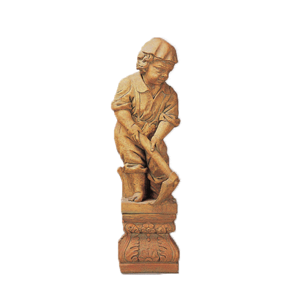 Country Hoe Gardener Asian Collection Statues Tuscan 