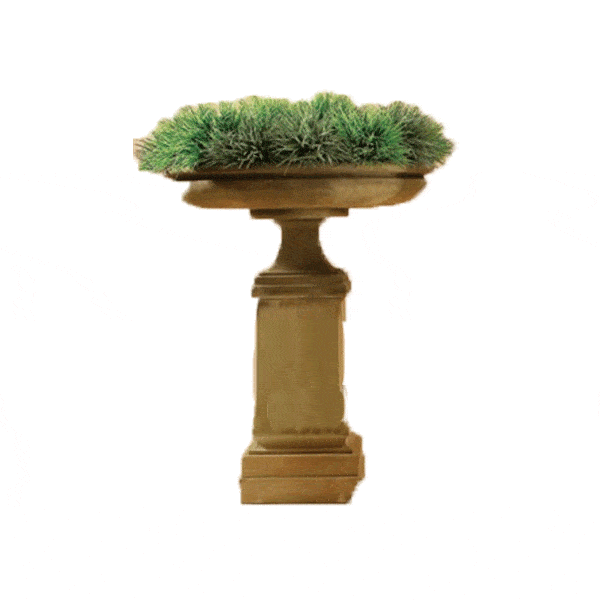 Hampton Planter Tall Cast Stone Outdoor Garden Planter Tuscan 