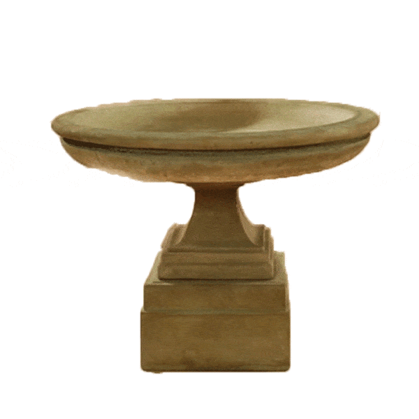 Hampton Planter Short Cast Stone Outdoor Garden Planter Tuscanbasinss 