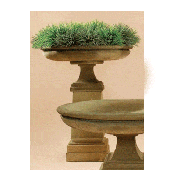 Hampton Planter Tall Cast Stone Outdoor Garden Planter Tuscan 