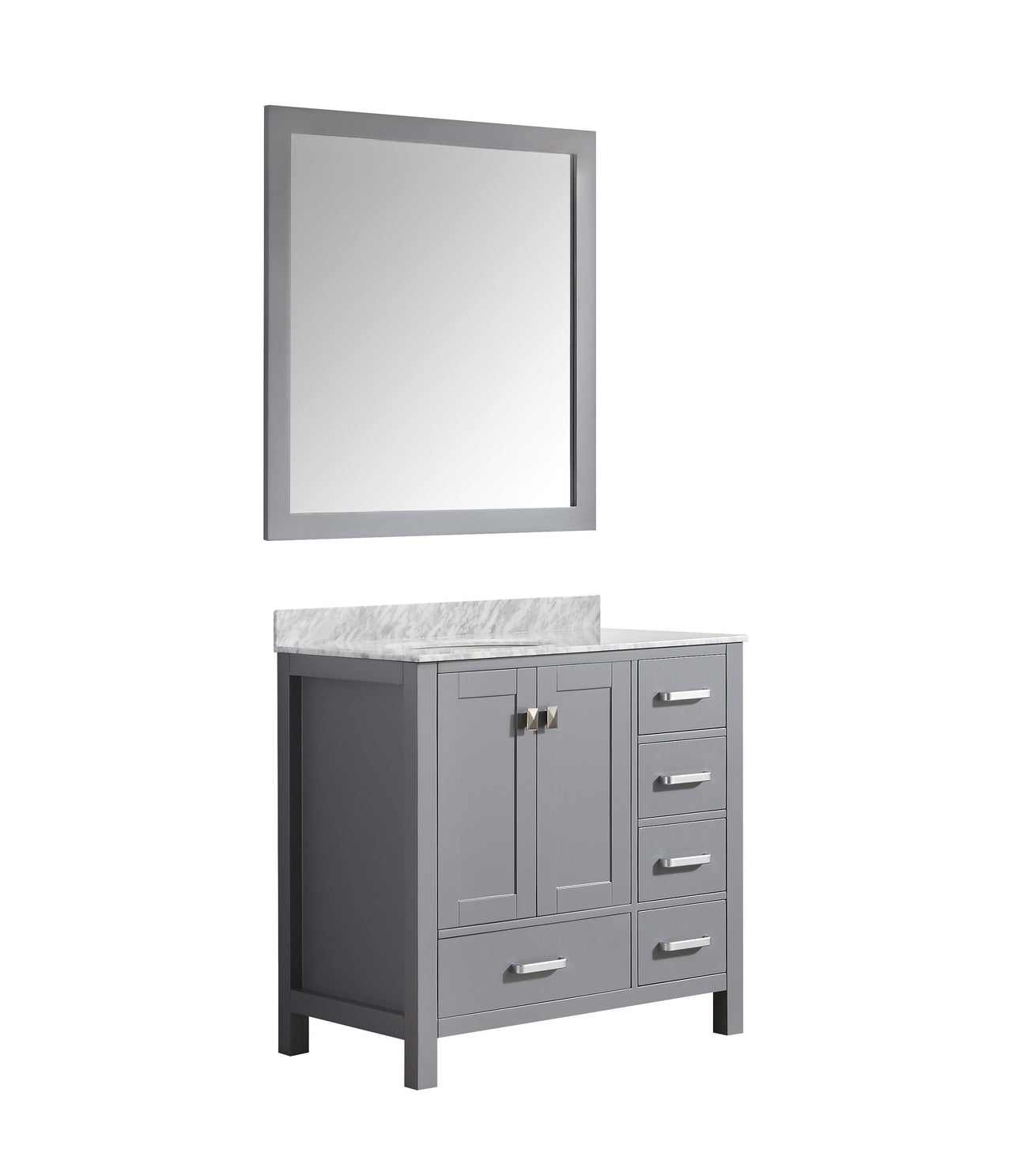 ANZZI Chateau Series V-CHG013-36 Bathroom Vanity Set Vanity ANZZI 