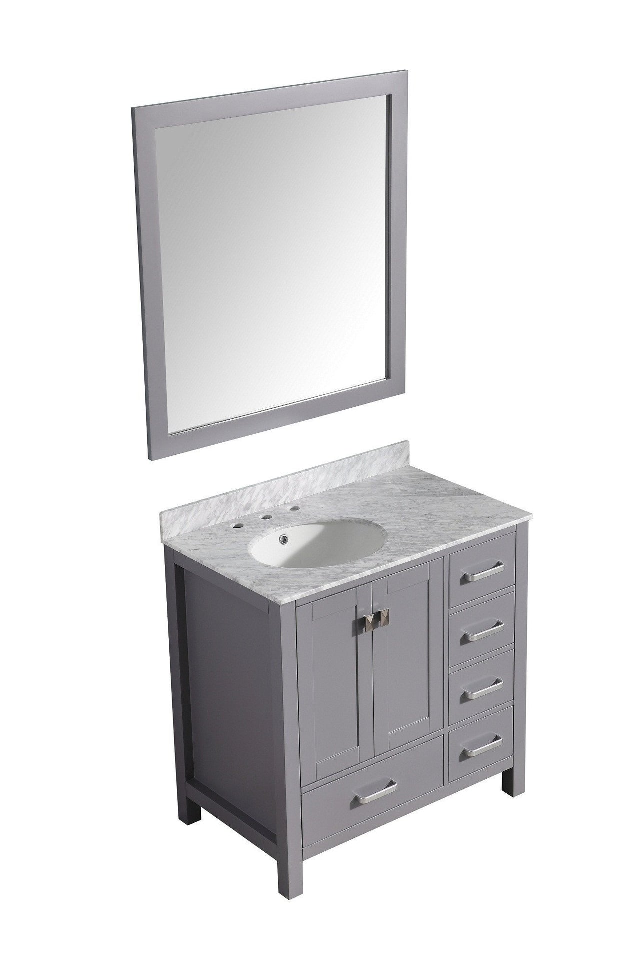 ANZZI Chateau Series V-CHG013-36 Bathroom Vanity Set Vanity ANZZI 