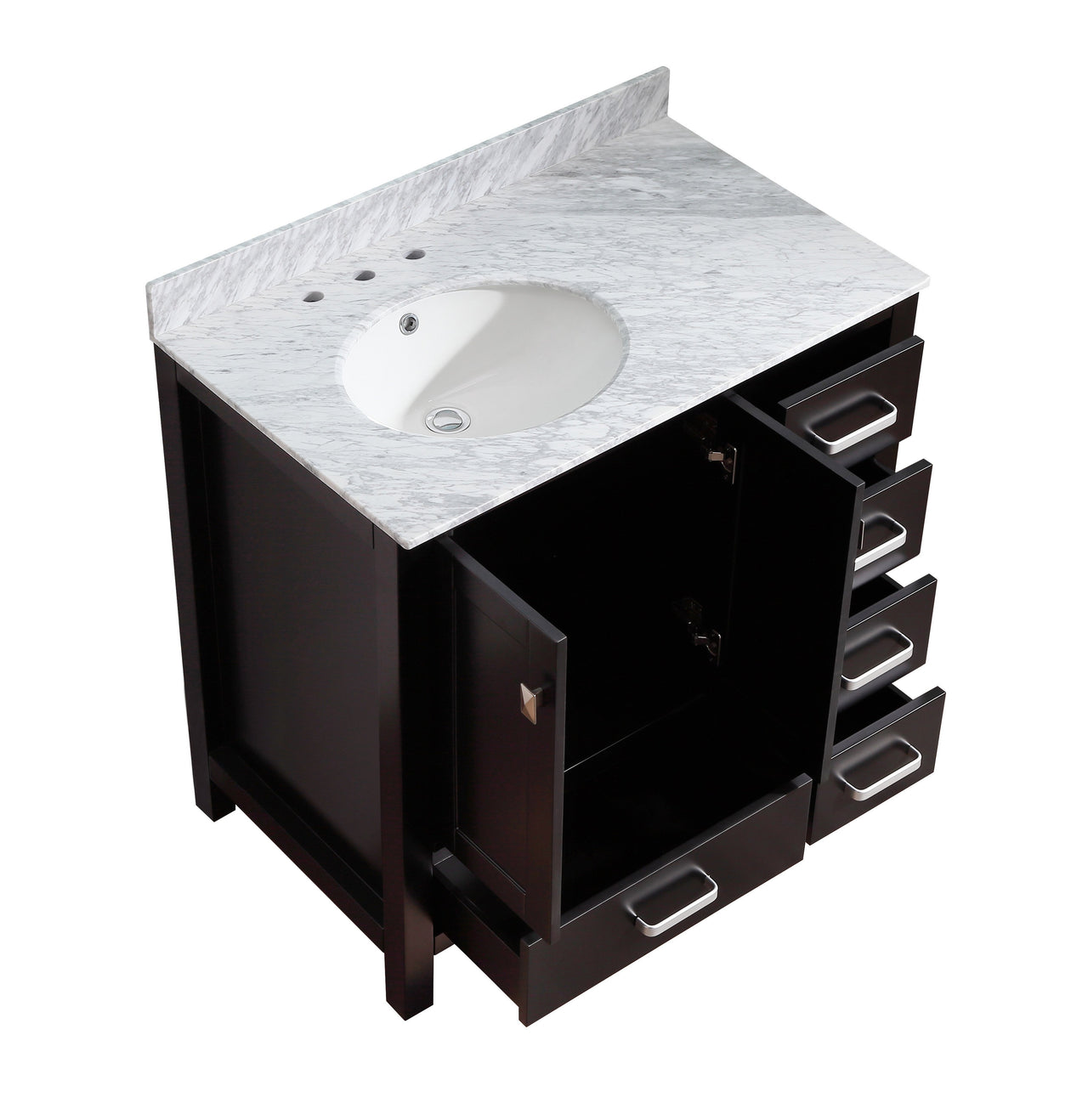 ANZZI Chateau Series V-CHG015-36 Bathroom Vanity Set Vanity ANZZI 