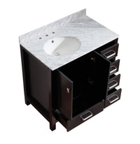 Thumbnail for ANZZI Chateau Series V-CHG015-36 Bathroom Vanity Set Vanity ANZZI 