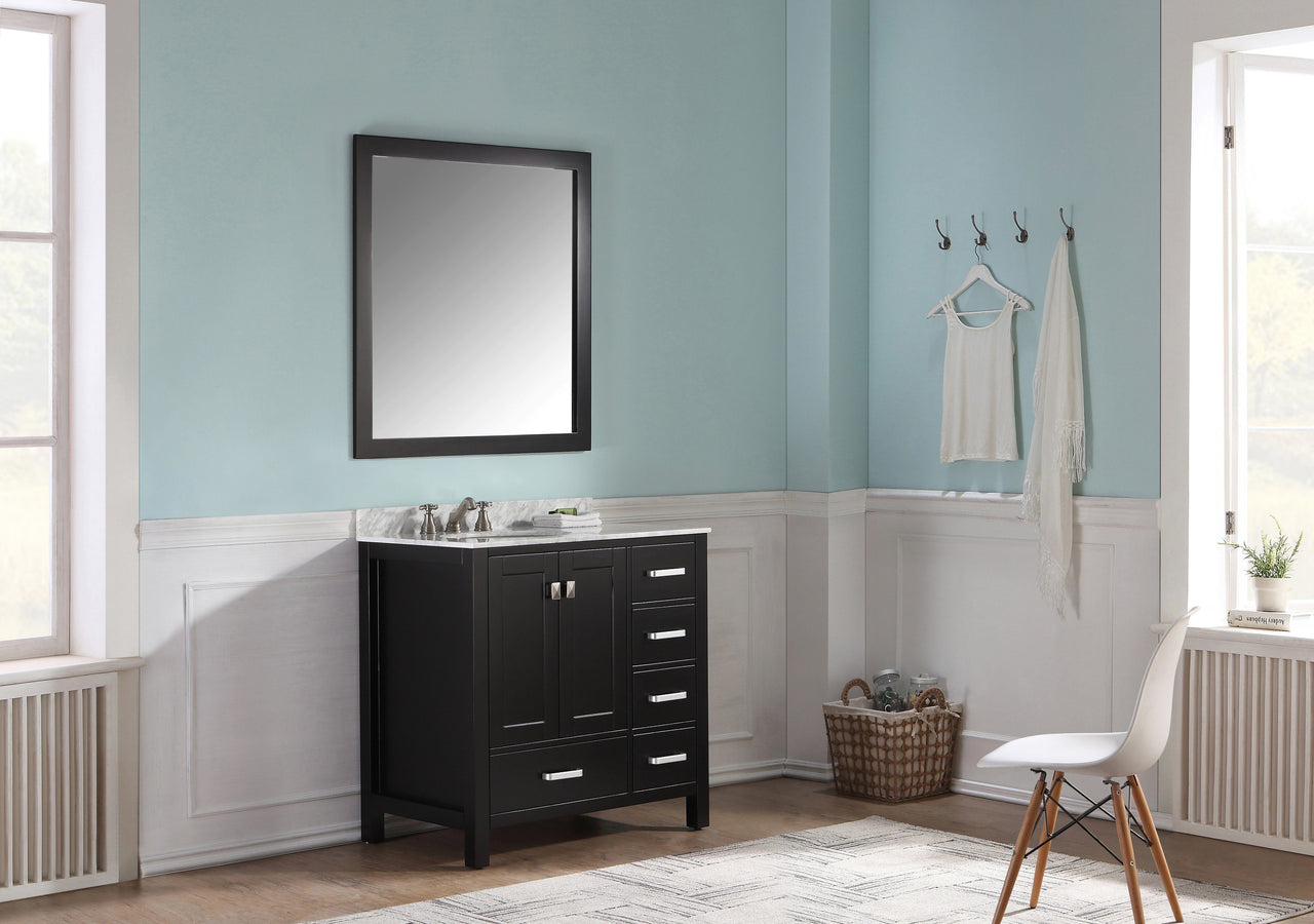 ANZZI Chateau Series V-CHG015-36 Bathroom Vanity Set Vanity ANZZI 