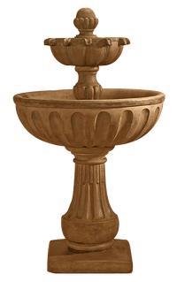 Thumbnail for Valeria Two Tier Outdoor Cast Stone Garden Fountain Fountain Tuscan 