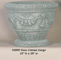 Thumbnail for Vaso Cetano Cast Stone Outdoor Garden Planter Planter Tuscan 
