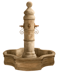 Thumbnail for Ventoux Pond Outdoor Cast Stone Garden Fountain W/ 70