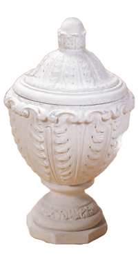 Thumbnail for Villa Elsa Urn With Lid Cast Stone Outdoor Garden Planter Planter Tuscan 