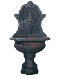 Thumbnail for Vinci Cast Stone Outdoor Wall Garden Fountains With Spout Fountain Tuscan 