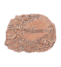 Thumbnail for Welcome Plaque Cast Stone Outdoor Asian Collection Wall Ornament Tuscan 